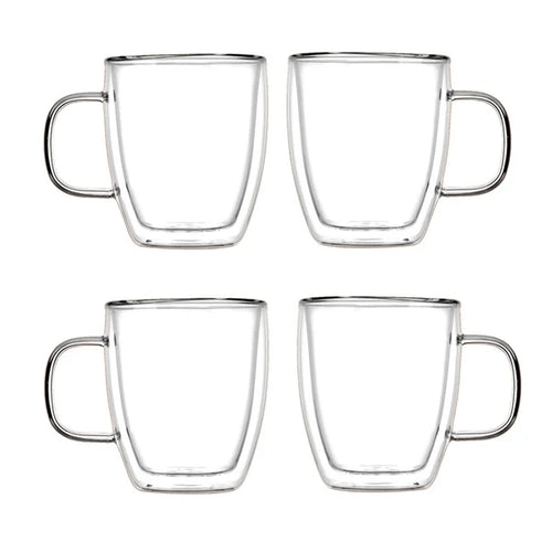 Doublewall - Taza de Cafe Alta (Set de 4) (Para Lista de Novios)