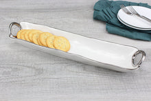 Cargar imagen en el visor de la galería, Bandeja Para Galletas Con Asas Plateadas