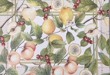 Cargar imagen en el visor de la galería, Individual Reversible Sienna - Frutas y Flores