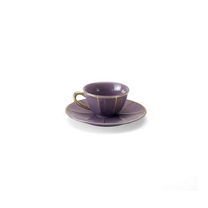 Taza Espresso con Plato Purple - Bitossi (Para Listas De Novios)
