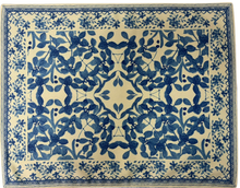 Cargar imagen en el visor de la galería, Individual Reversible Sienna - Arabesco Celestes Con Limones