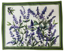Cargar imagen en el visor de la galería, Individual Reversible Sienna - Lavanda y Mariposas