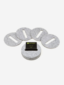 Set De 4 Posavasos Gris Chupa