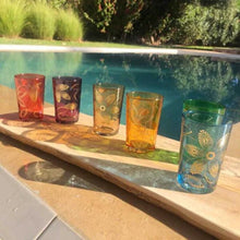 Cargar imagen en el visor de la galería, Set De 6 Vasos De Te Flores