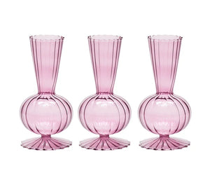 Set De 3 Floreros Tess Lavanda
