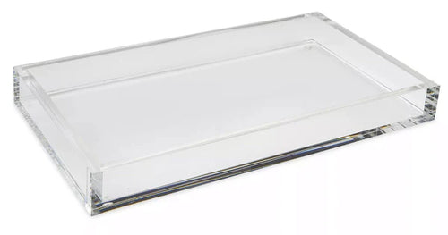 Lucite - Bandeja Rectangular de Acrílico