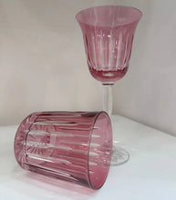 Cargar imagen en el visor de la galería, Vaso De Whiskey Rayas Rosa