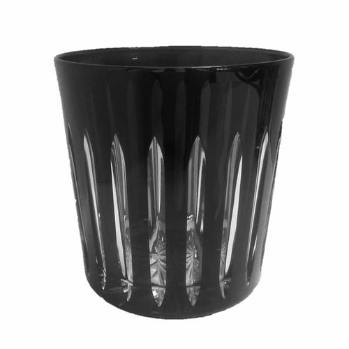 Vaso De Whiskey Rayas Negro