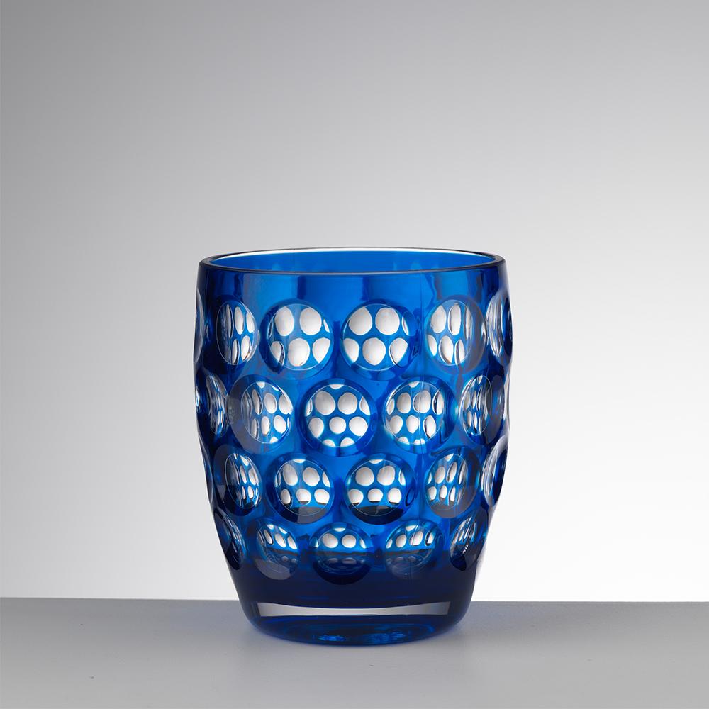 Vaso corto - lente - Azul - Shop now