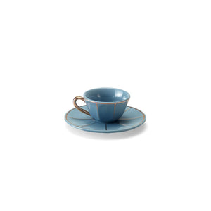 Taza Espresso con Plato Light Blue