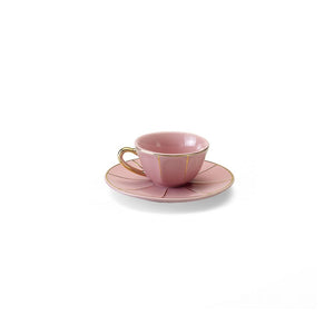 Taza Espresso con Plato Pink