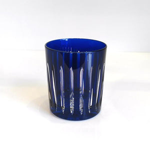 Vaso de Whiskey Rayas - Azul - Shop Now