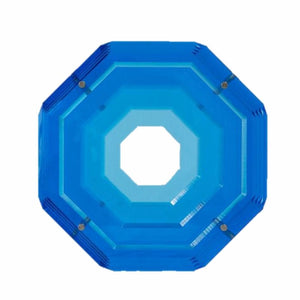Octagono Acrilico Azul - shop now