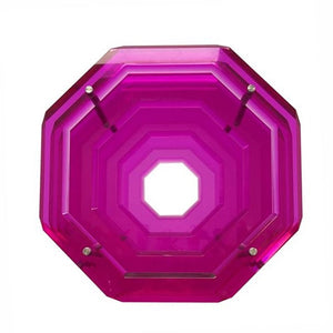 Octagono Acrilico Purpura - (Para Lista De Novios)