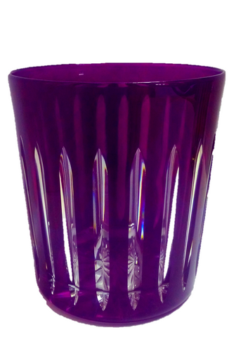 Vaso Corto Violeta De Rayas - shop now